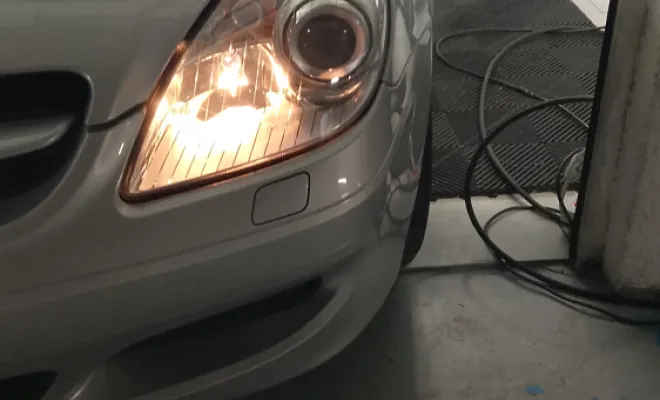 Rénovation d'optique sur mercedes SLK , Bron, BECAR'S Detailing