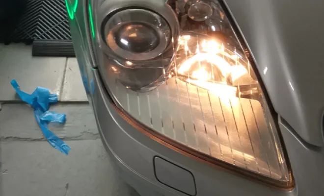 Rénovation d'optique sur mercedes SLK , Bron, BECAR'S Detailing