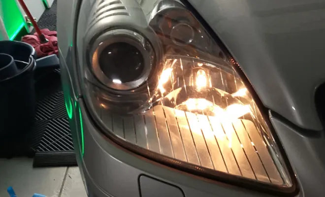 Rénovation d'optique sur mercedes SLK , Bron, BECAR'S Detailing